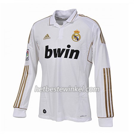 Real Madrid Retro Voetbalshirts Thuis 2011-2012 - LS